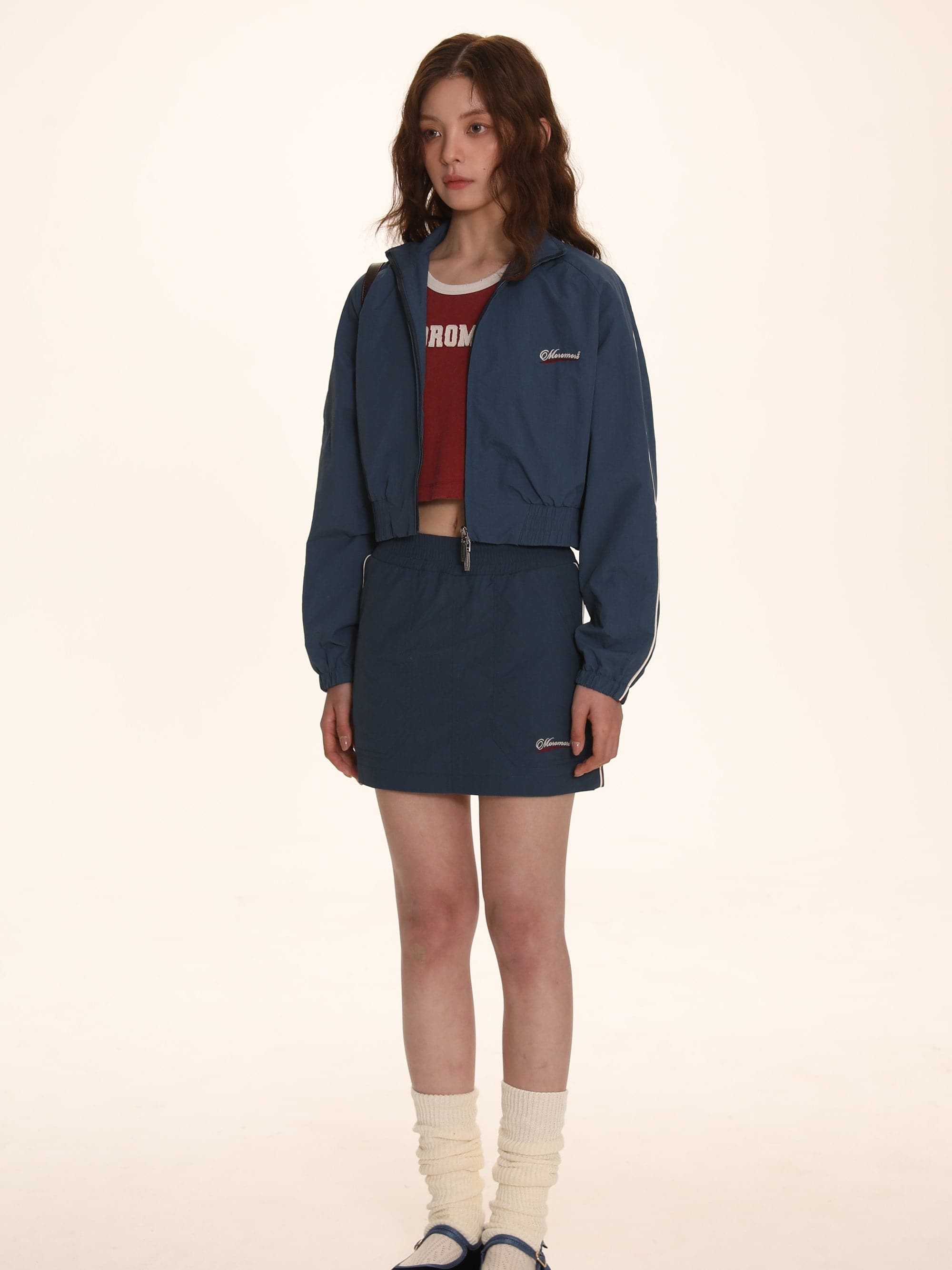 Retro-Inspired Casual Blouson Jacket - chiclara