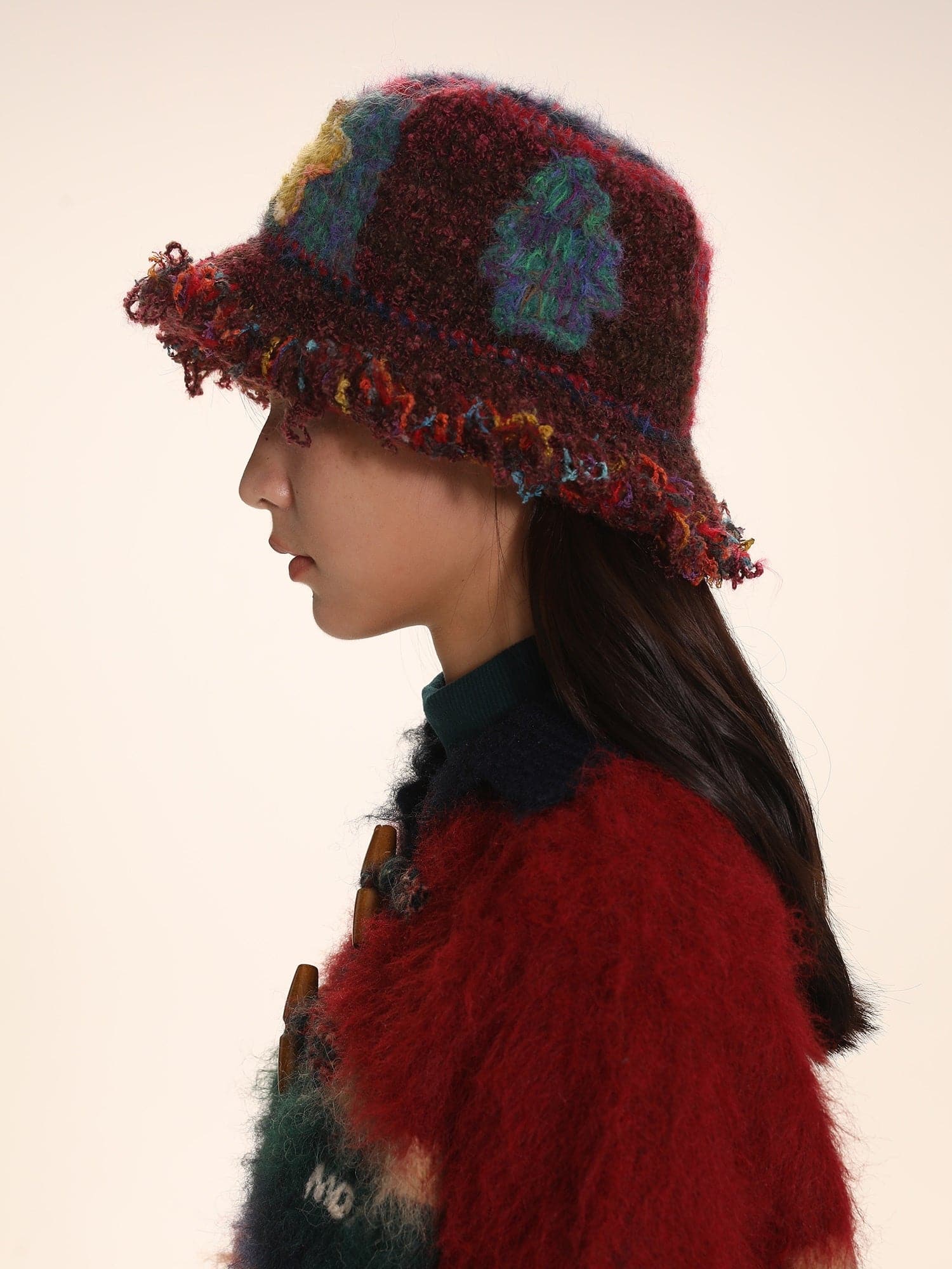 Luxury Wool Jacquard Fisherman Hat - chiclara