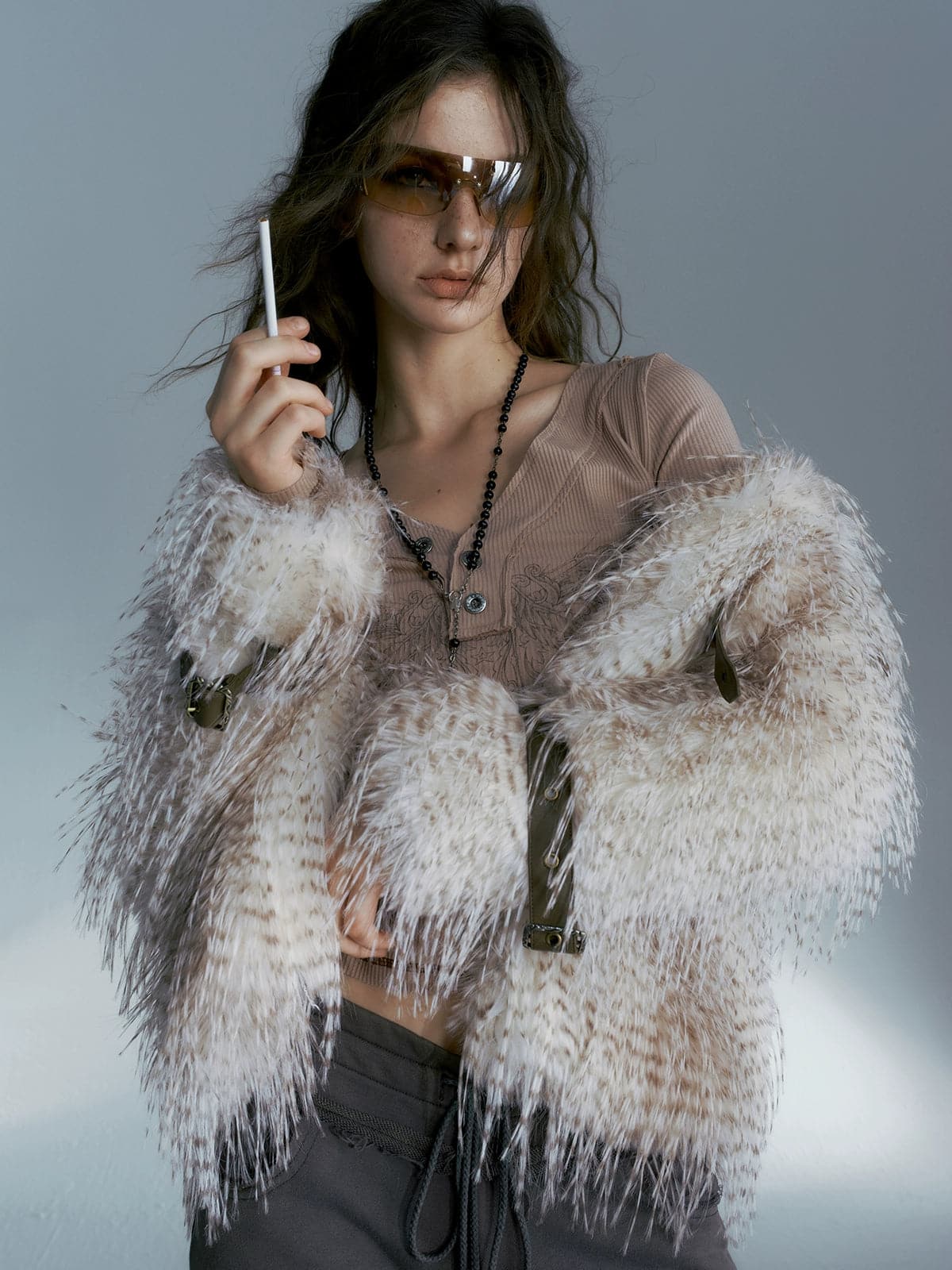 Eco-Friendly Faux Fur Jacket - chiclara