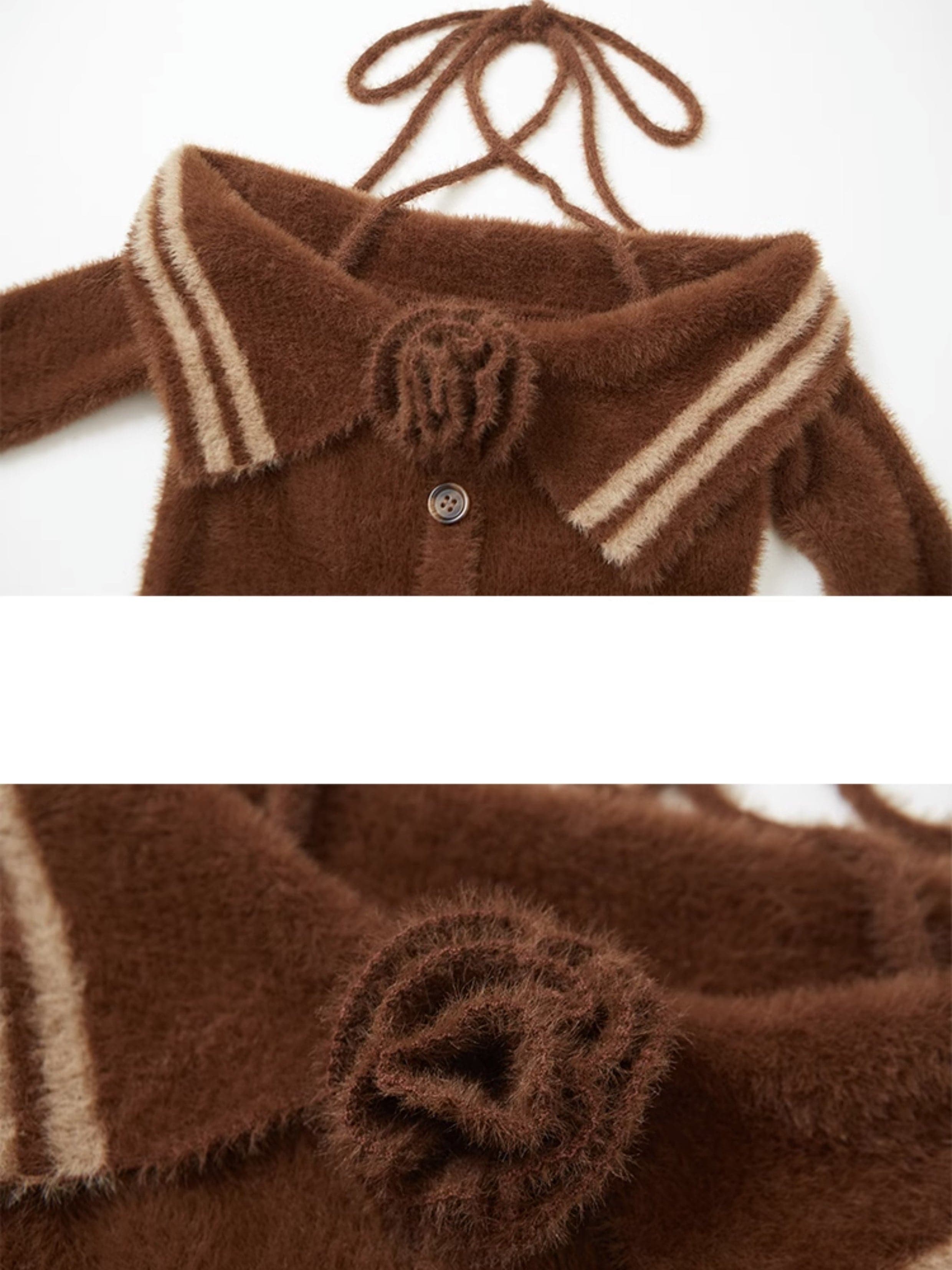 Cross Strap One-Shoulder Sweater - chiclara