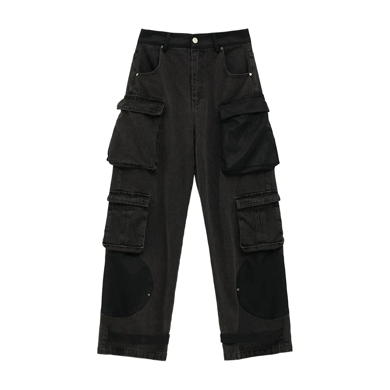 Leather Wash American Cargo Pants - chiclara