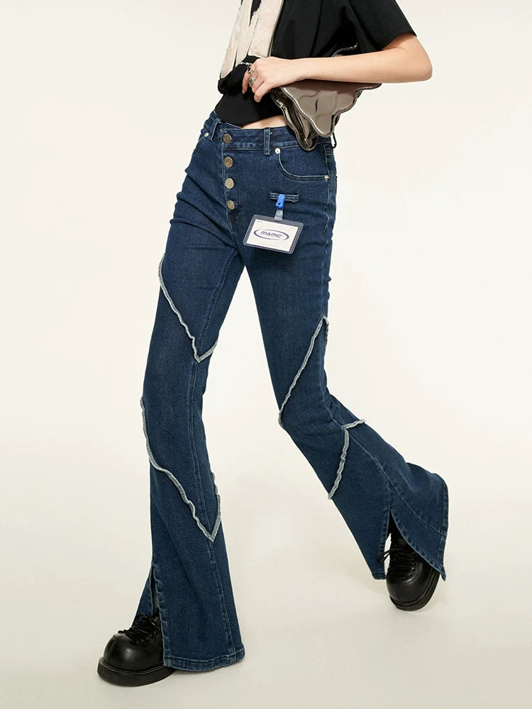 American Style Crooked Crotch Pants - chiclara