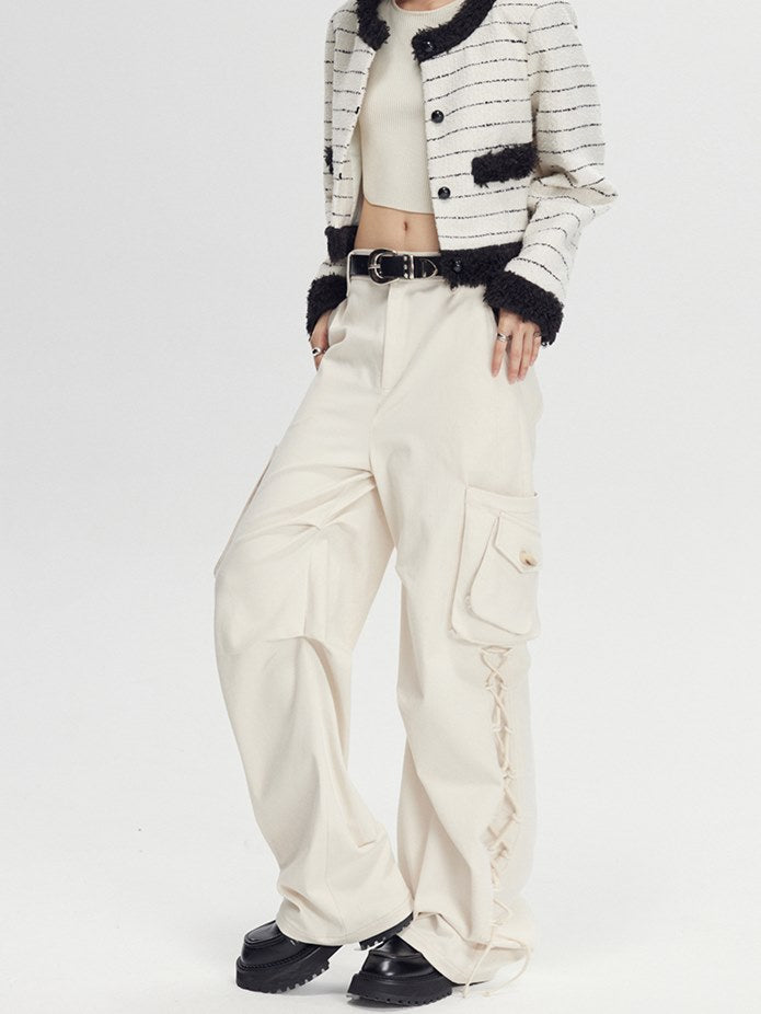 Relaxed Wide-Leg Trousers - chiclara