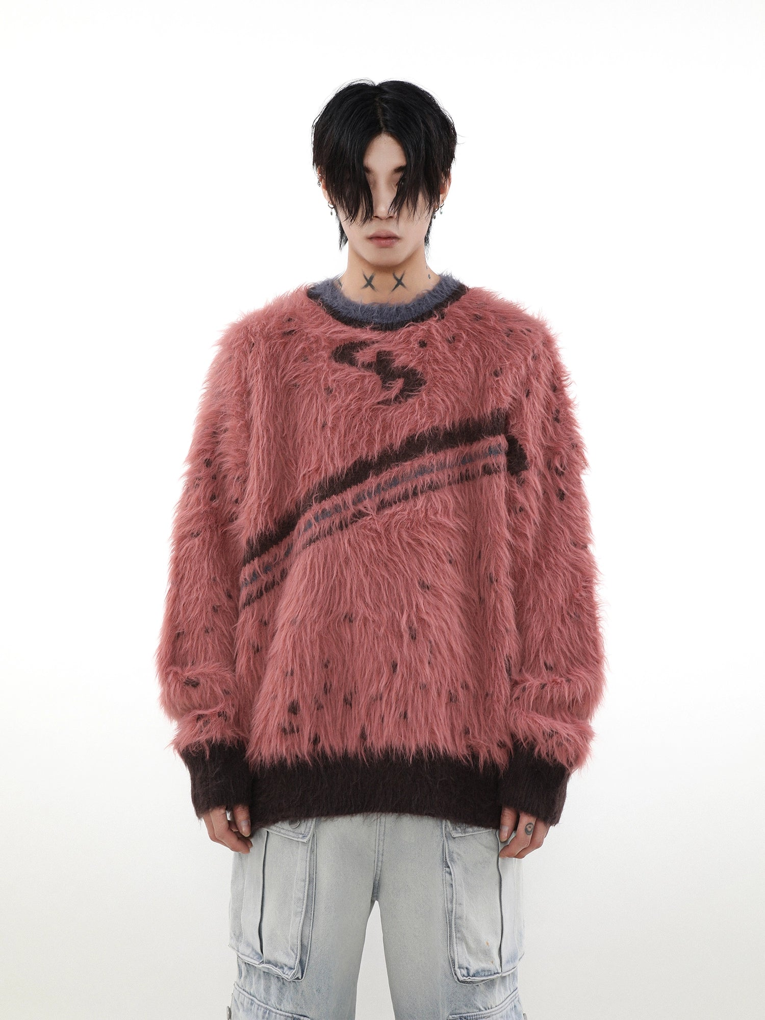 Plush Knit Oversize Sweater - chiclara