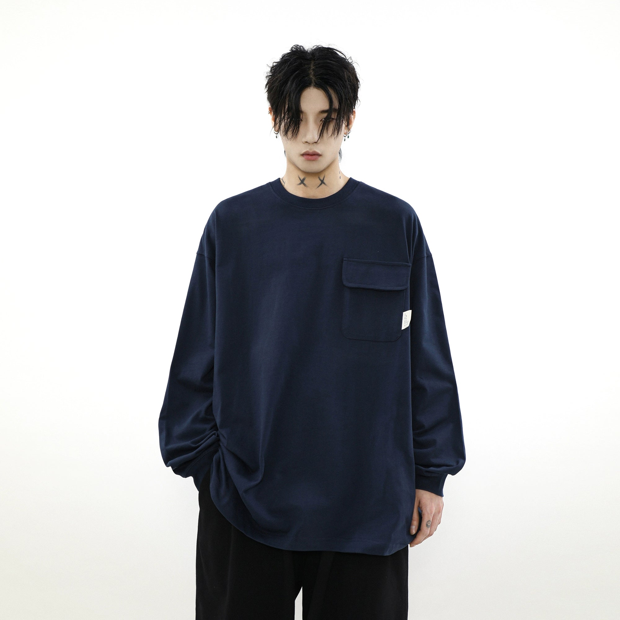 Essential Oversize Long-Sleeve Tee - chiclara