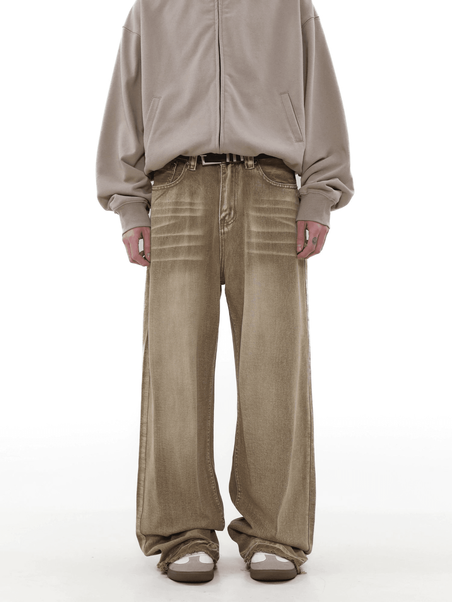 Relaxed Straight Jeans - chiclara