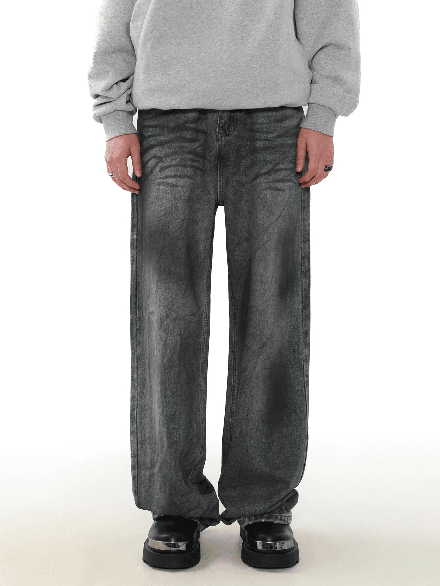 Retro Ripped Jeans - chiclara