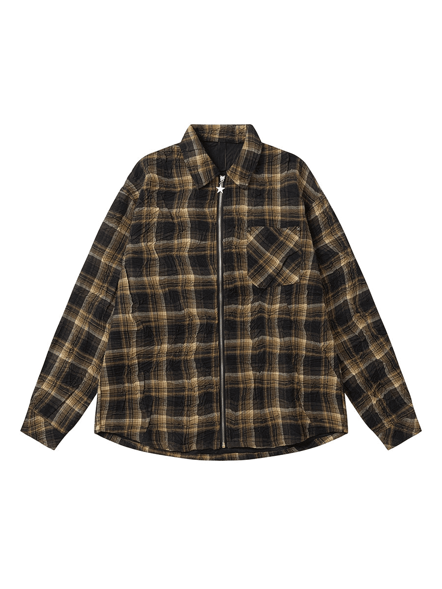 Heritage Check Zip Jacket - chiclara