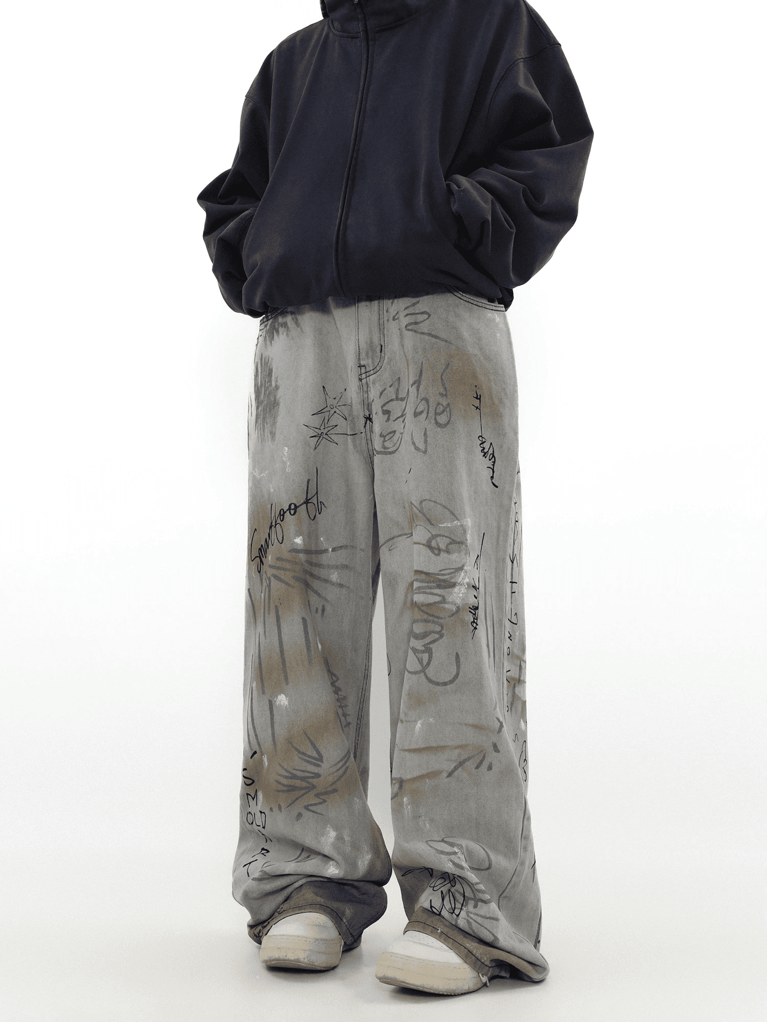 Urban Canvas Wide Jeans - chiclara
