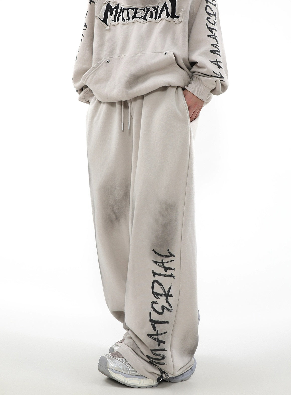 Urban Art Wide Sweatpants - chiclara