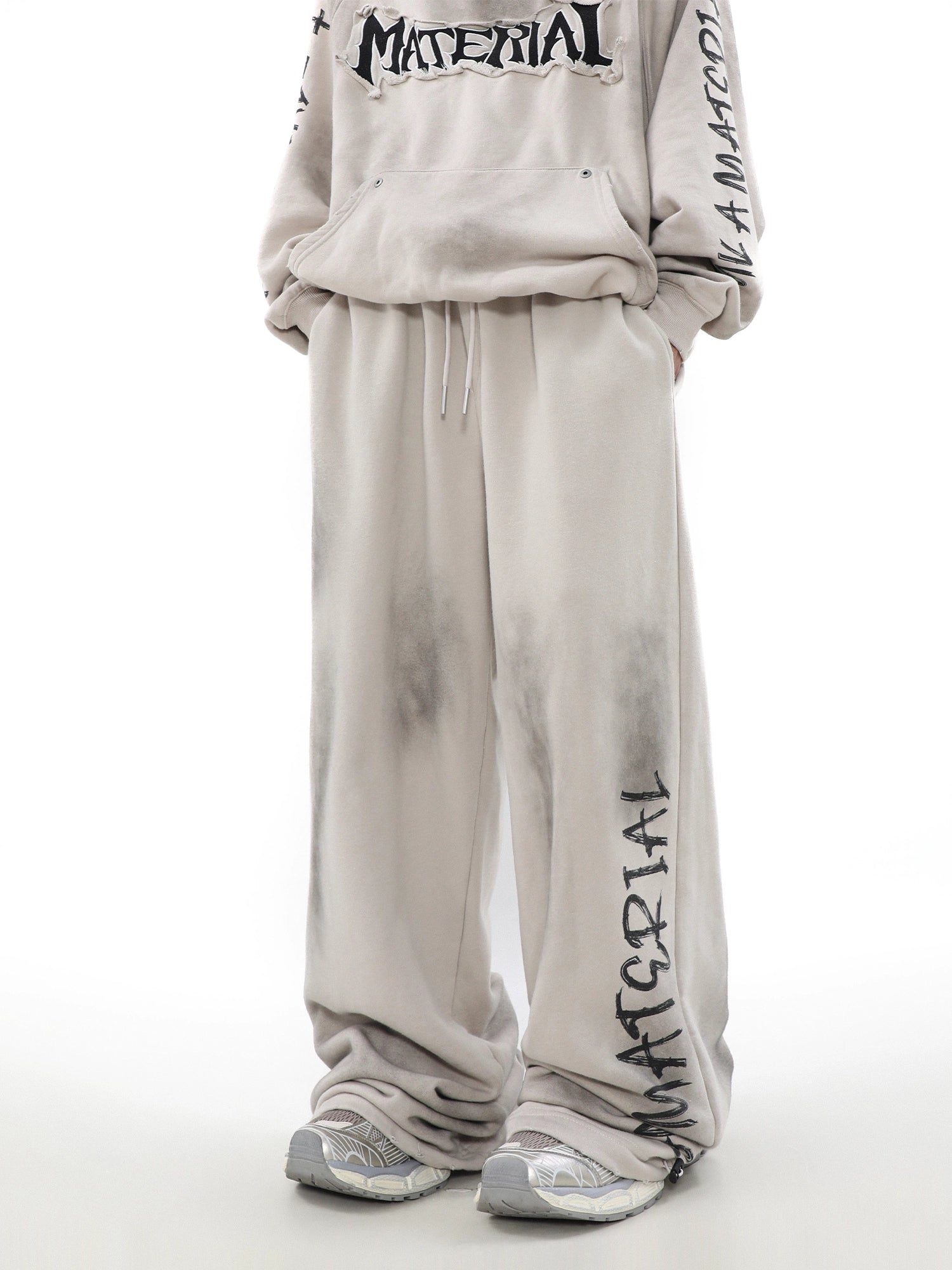 Urban Art Wide Sweatpants - chiclara