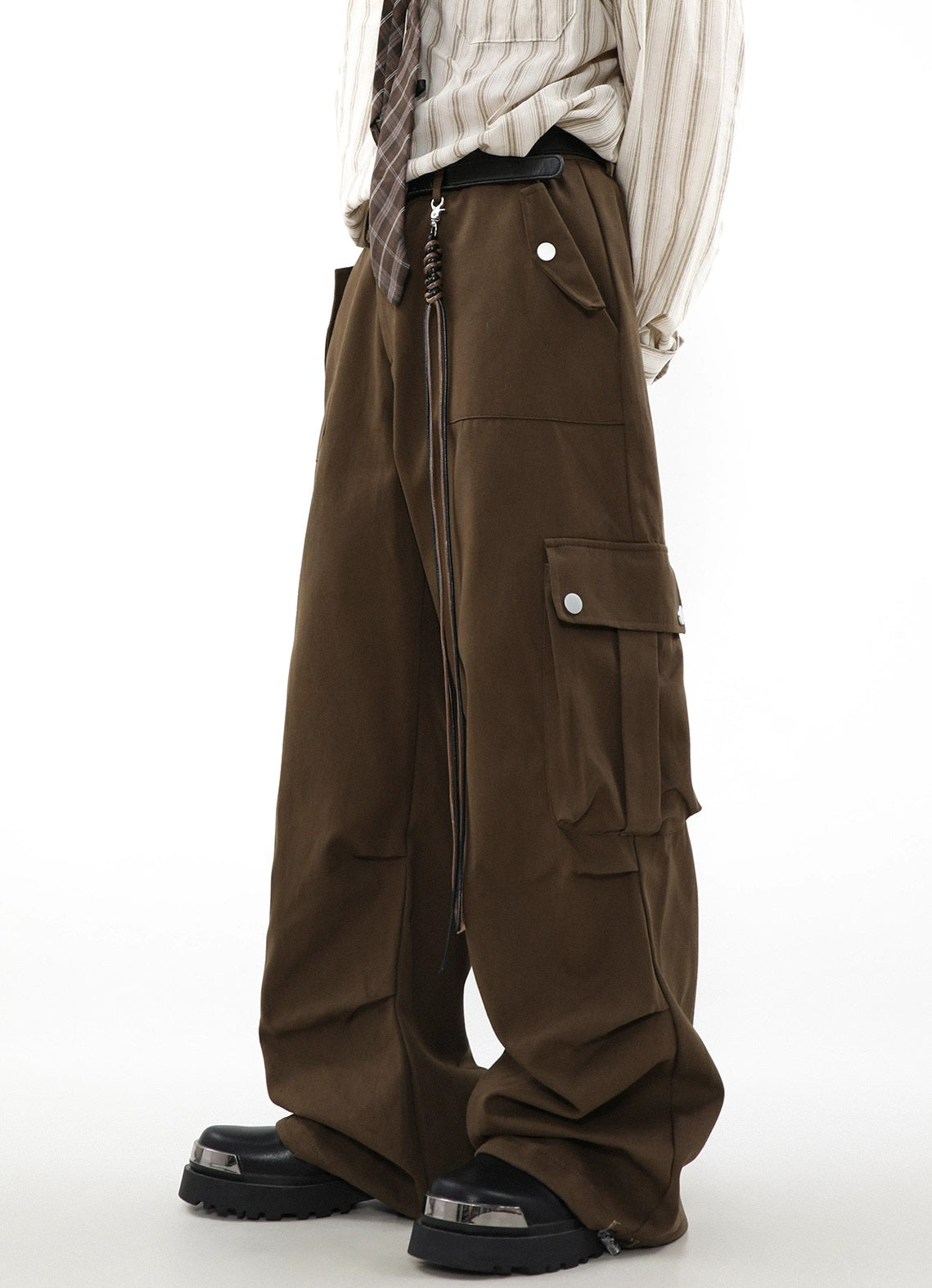 Utility Wide Work Pants - chiclara