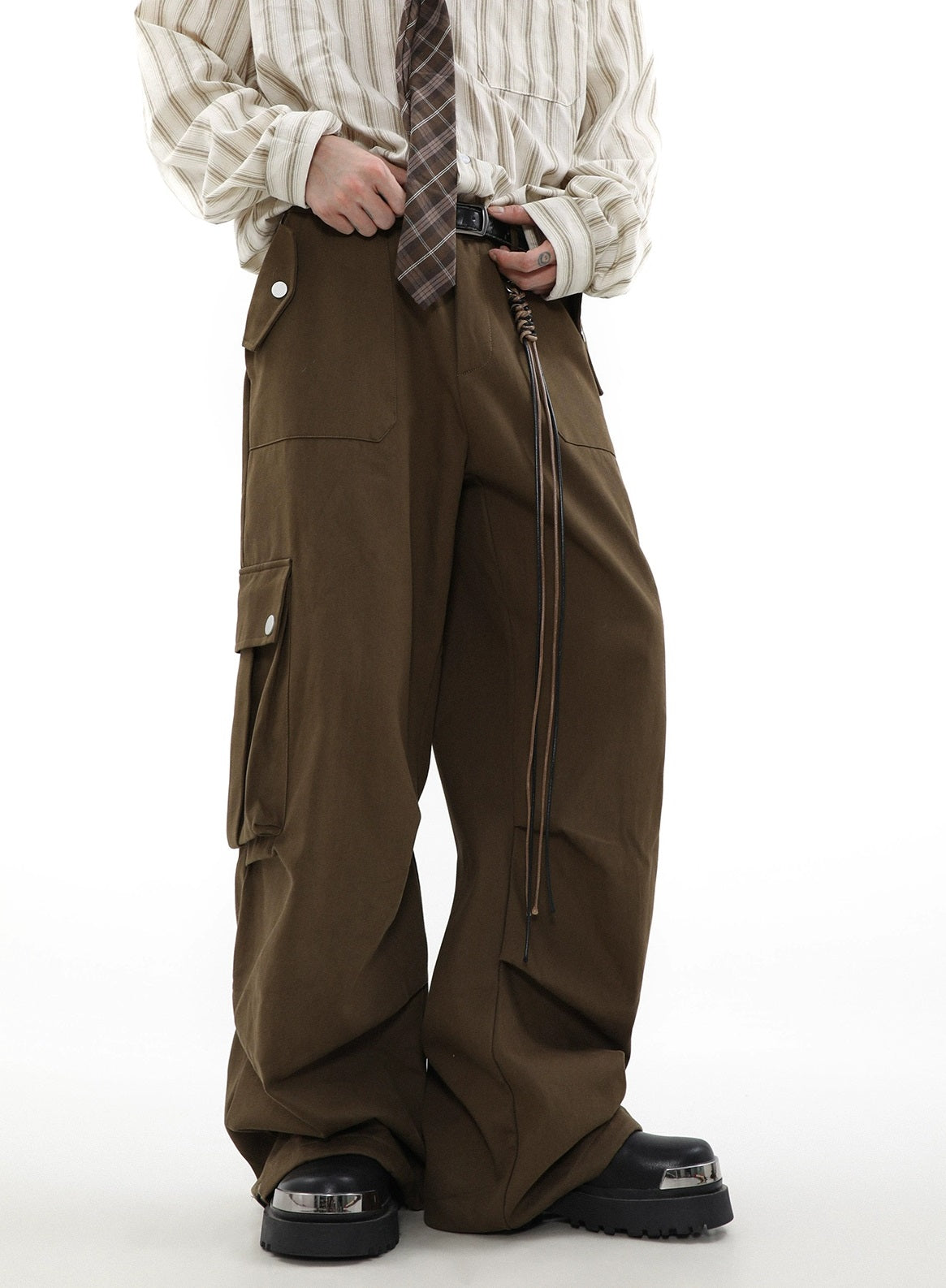 Utility Wide Work Pants - chiclara