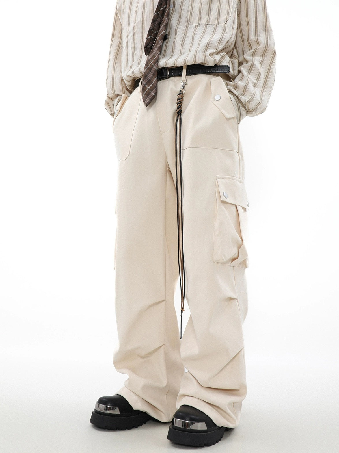 Utility Wide Work Pants - chiclara